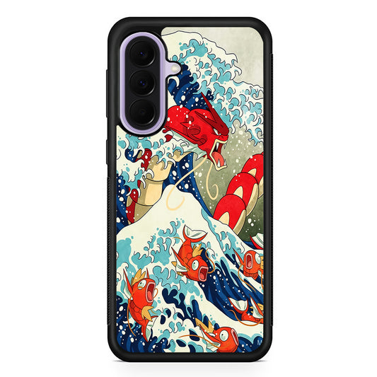The Great Wave Gyarados Samsung Galaxy A37 Case | Samsung Galaxy A37 Rubber Protective Case