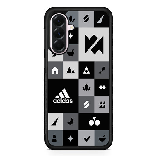 Adidas All Day Icon Design Samsung Galaxy A56 Case | Samsung Galaxy A56 Protective Rubber Case