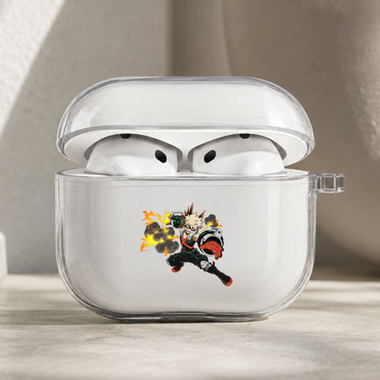 My Hero Academia Bakugo Protective Apple AirPods Pro 3 Clear Case | Shockproof Cover