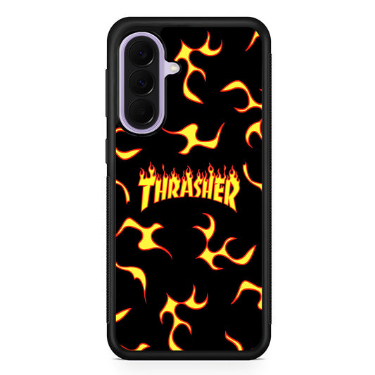 Thrasher Frame of Flame Samsung Galaxy A37 Case | Samsung Galaxy A37 Rubber Protective Case