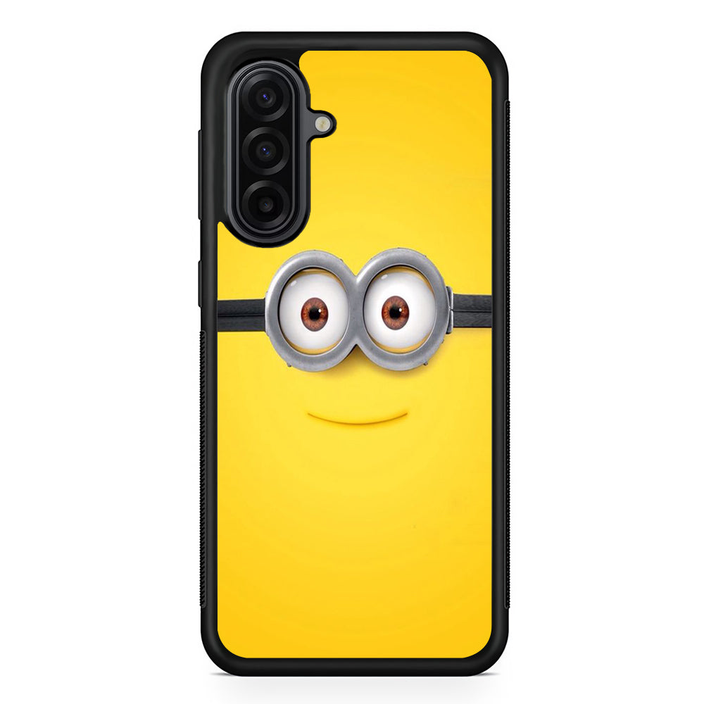 Minion Smiley Face Samsung Galaxy A17 Case | Durable Rubber Samsung Galaxy A17 Phone Case