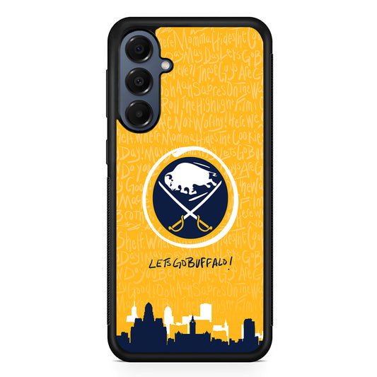 NHL Buffalo Sabres Yellow Samsung Galaxy A16 Case | Slim Protective Cover for Samsung Galaxy A16