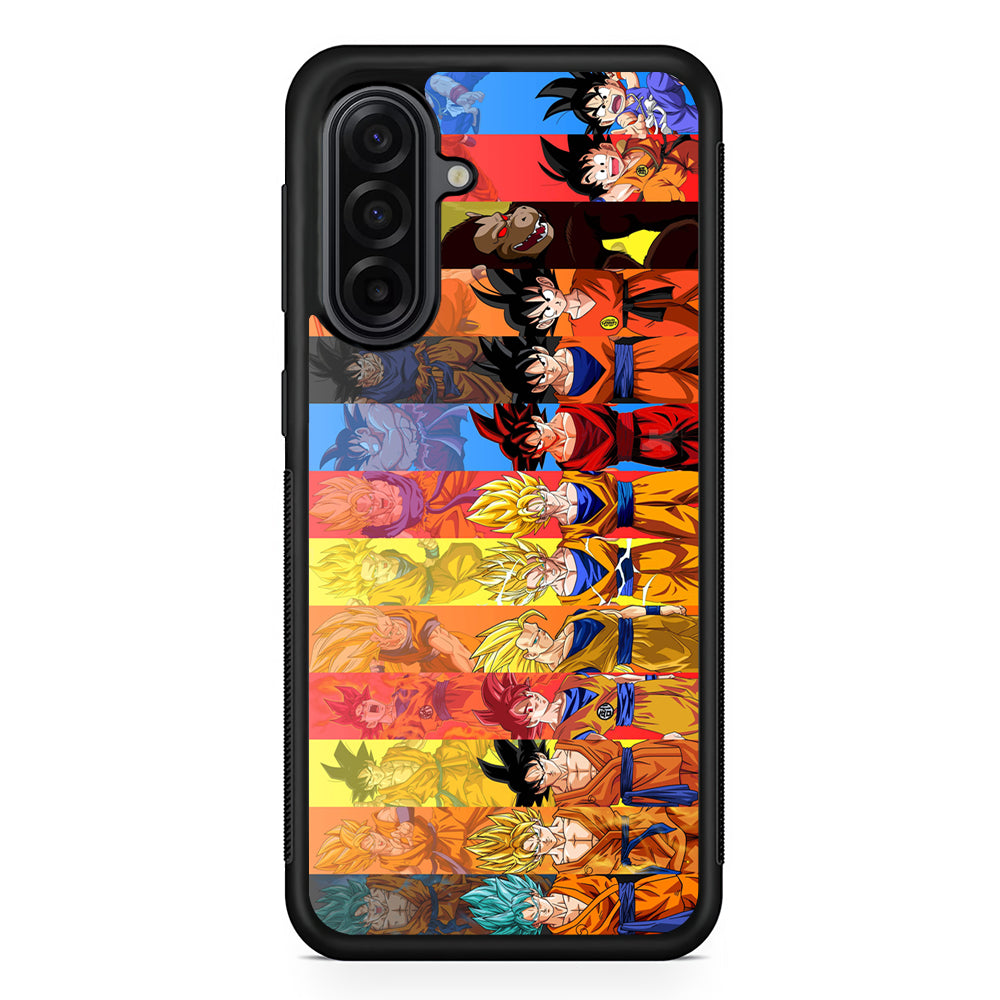 Dragon Ball Z Evolution Samsung Galaxy A17 Case | Durable Rubber Samsung Galaxy A17 Phone Case