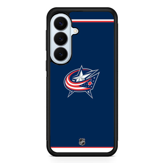 NHL Columbus Blue Jackets Team Samsung Galaxy S26 Plus Case | Slim Protective Rubber Cover