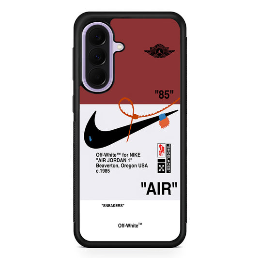 Nike X Air Jordan Red Samsung Galaxy A37 Case | Samsung Galaxy A37 Rubber Protective Case