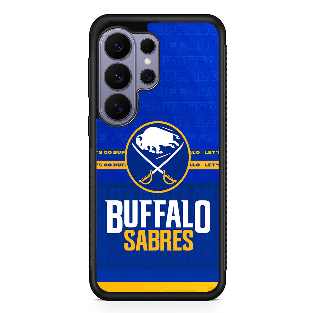 NHL Buffalo Sabres Blue Samsung Galaxy S26 Ultra Case | Protective Rubber Cover