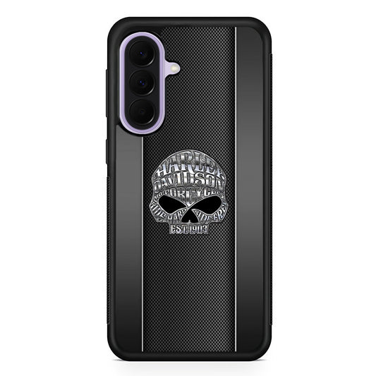 Harley Davidson Skull Design Samsung Galaxy A37 Case | Samsung Galaxy A37 Rubber Protective Case