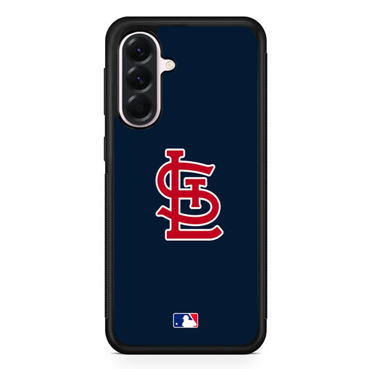 MLB St Louis Cardinals Blue Logo Samsung Galaxy A56 Case | Samsung Galaxy A56 Protective Rubber Case