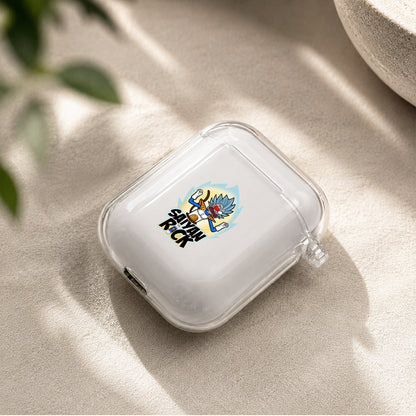 Saiyan Rick Protective Clear Case Cover For Apple Airpods | Soft Silicone AirPods 1 / 2 Case | Protective Cover