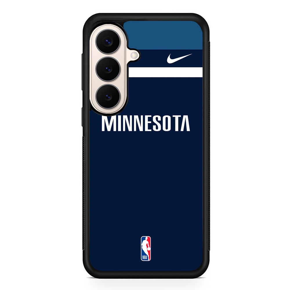 NBA Minnesota Timberwolves Navy Nike Samsung Galaxy S26 Case – Slim Protective Phone Cover
