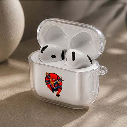 Spider-Man Ultimate Heroic Protective Apple Airpods 4 Clear Case - Durable Clear Protection