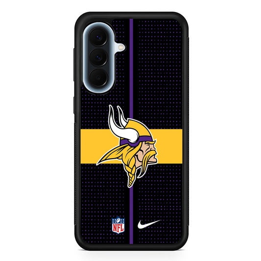 NFL Minnesota Vikings Dot Nike Samsung Galaxy A57 Case | Slim Samsung Galaxy A57 Protective Case