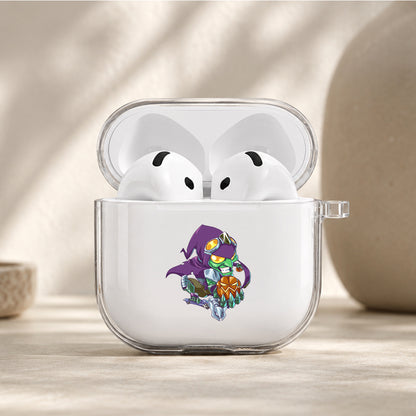 Green Goblin Chibi Version Protective Apple Airpods 4 Clear Case - Durable Clear Protection