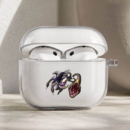 Orochimaru Snake Strike Protective Apple AirPods Pro 3 Clear Case | Shockproof Cover