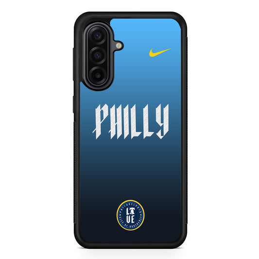 MLB Philadelphia Phillies Gradient Nike Samsung Galaxy A17 Case | Durable Rubber Samsung Galaxy A17 Phone Case