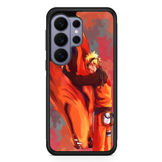 Naruto and Kurama Samsung Galaxy S26 Ultra Case | Protective Rubber Cover