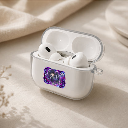 Sasuke Uchiha Clan Protective Apple AirPods Pro 3 Clear Case | Shockproof Cover