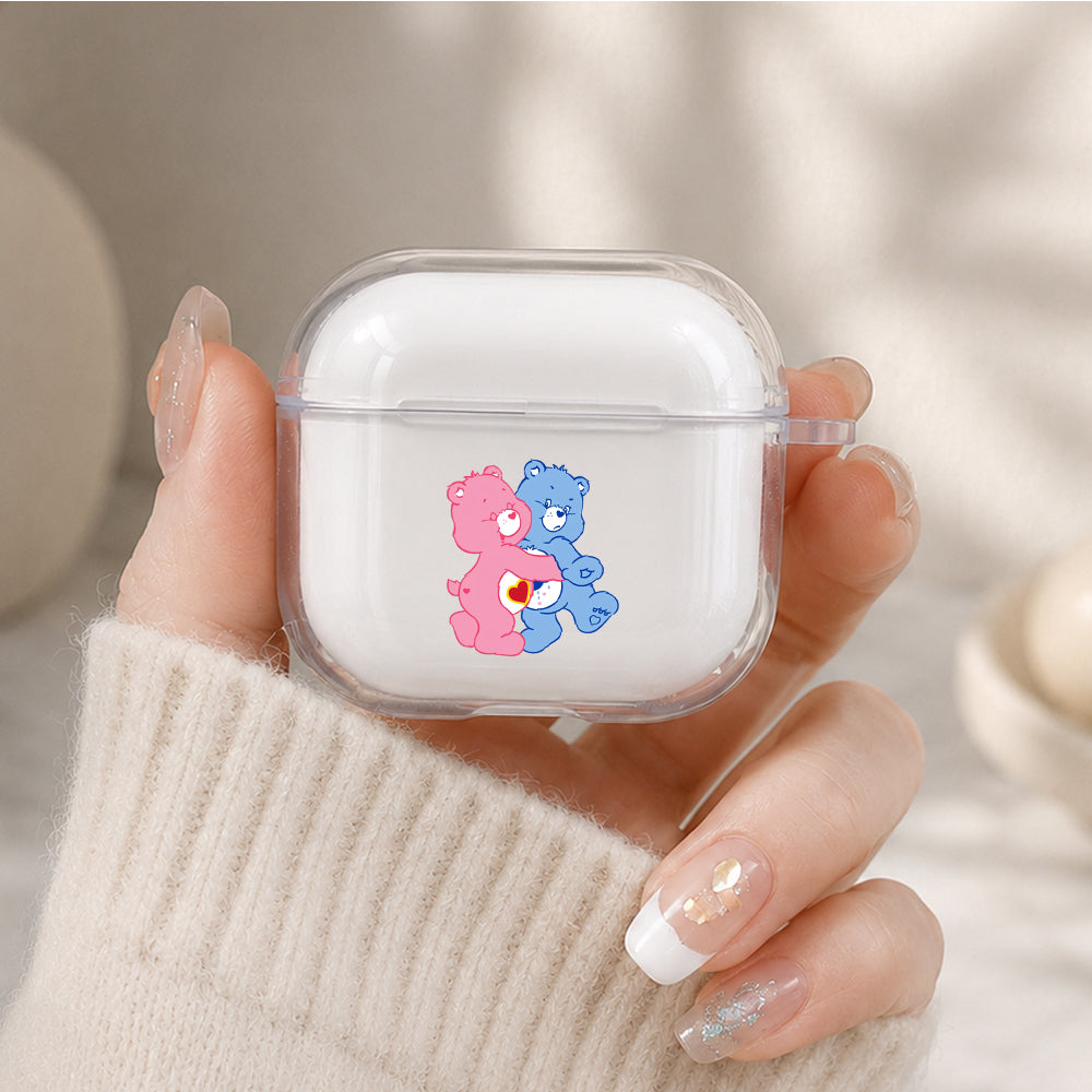 Care Bears Hug of Love Protective Apple Airpods 4 Clear Case - Durable Clear Protection