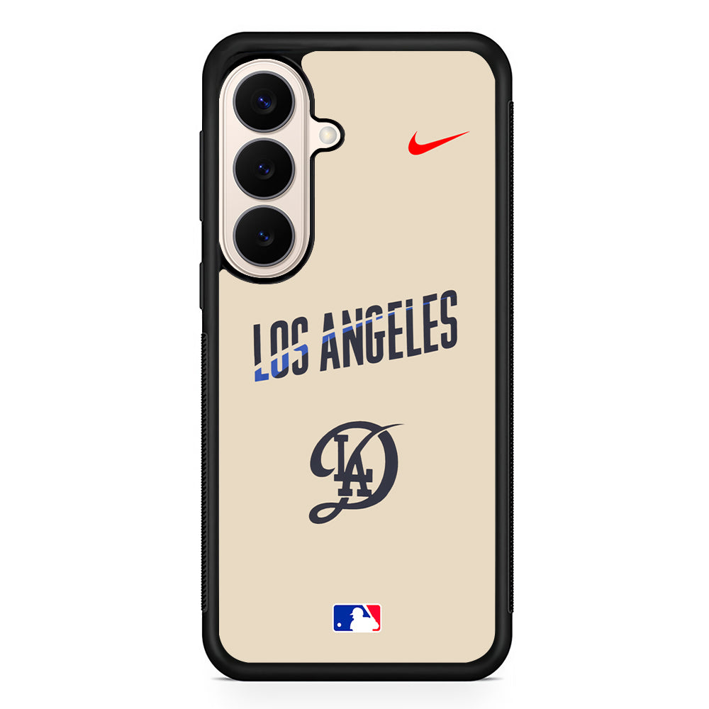 MLB Los Angeles Dodgers Cream Nike Samsung Galaxy S26 Case – Slim Protective Phone Cover