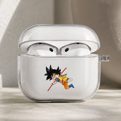 Dragon Ball Son Goku Protective Apple AirPods Pro 3 Clear Case | Shockproof Cover