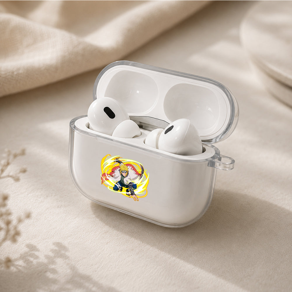 Minato Yellow Flash Protective Apple AirPods Pro 3 Clear Case | Shockproof Cover