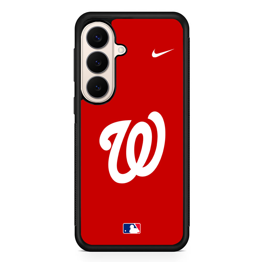 MLB Washington Nationals Red Nike Samsung Galaxy S26 Case – Slim Protective Phone Cover