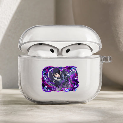 Sasuke Uchiha Clan Protective Apple AirPods Pro 3 Clear Case | Shockproof Cover