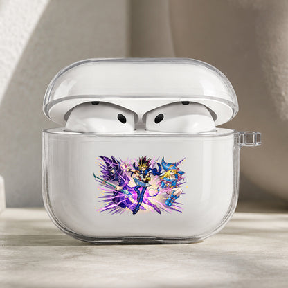 Yu-Gi-Oh Yugi and Dark Magician Protective Apple AirPods Pro 3 Clear Case | Shockproof Cover