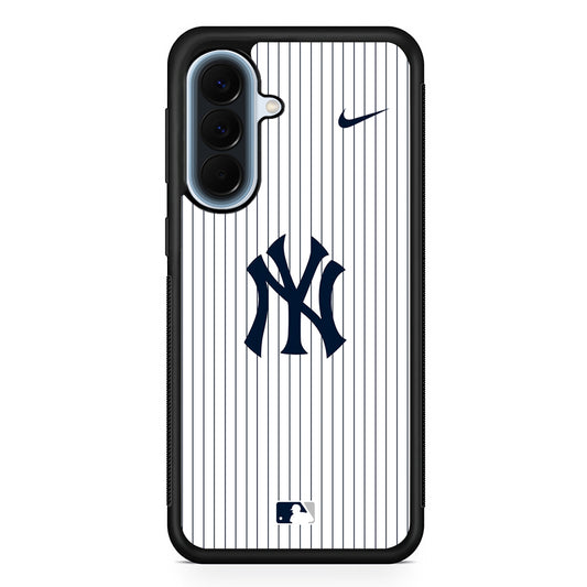 MLB New York Yankees White Nike Samsung Galaxy A57 Case | Slim Samsung Galaxy A57 Protective Case