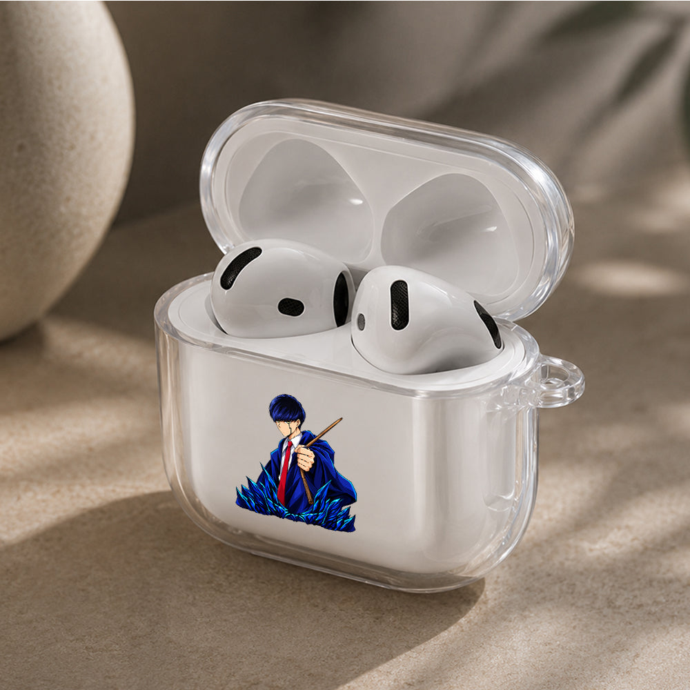 Mash Burnedead Magic Defier Protective Apple Airpods 4 Clear Case - Durable Clear Protection