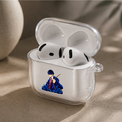 Mash Burnedead Magic Defier Protective Apple Airpods 4 Clear Case - Durable Clear Protection