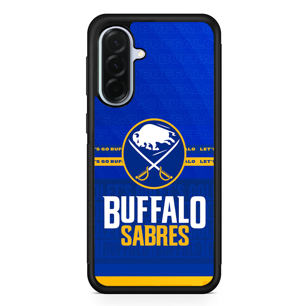 NHL Buffalo Sabres Blue Samsung Galaxy A36 Case | Durable Samsung Galaxy A36 Protective Case