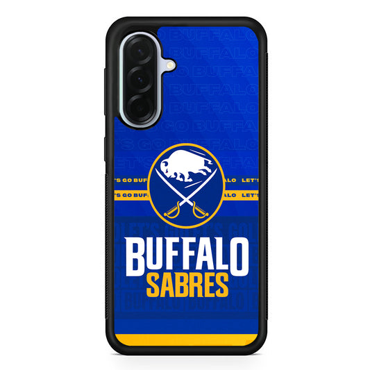 NHL Buffalo Sabres Blue Samsung Galaxy A36 Case | Durable Samsung Galaxy A36 Protective Case