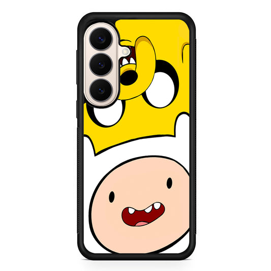 Finn and Jake Adventure Time Samsung Galaxy S26 Case | Durable Protective Rubber Cover