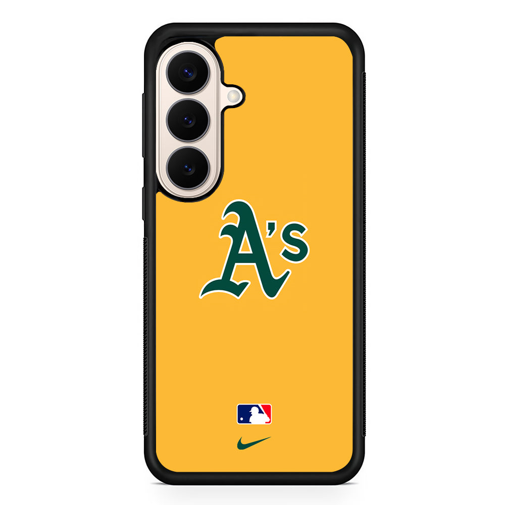 MLB Athletics Yellow Nike Samsung Galaxy S26 Case – Slim Protective Phone Cover