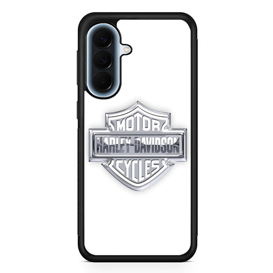Harley Davidson Logo Silver Samsung Galaxy A57 Case | Slim Samsung Galaxy A57 Protective Case