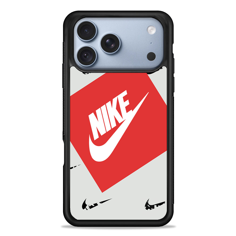 Nike in Red Box iPhone 18 Pro Case - iPhone 18 Pro Silicone Case