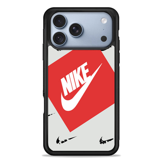 Nike in Red Box iPhone 18 Pro Case - iPhone 18 Pro Silicone Case