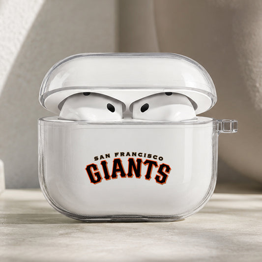 MLB San Francisco Giants Symbol Protective Apple AirPods Pro 3 Clear Case | Shockproof Cover