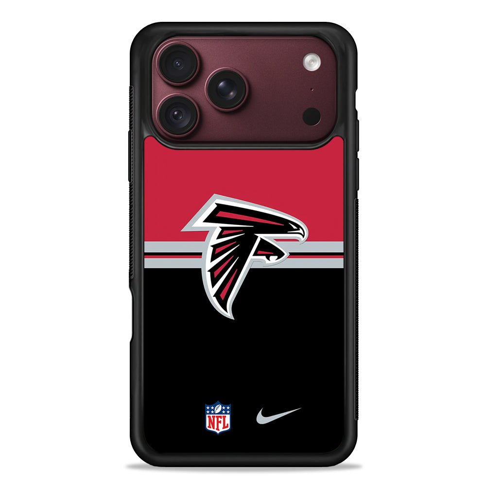 NFL Atlanta Falcons Black Nike iPhone 18 Pro Max Case – Slim Silicone Protective Cover