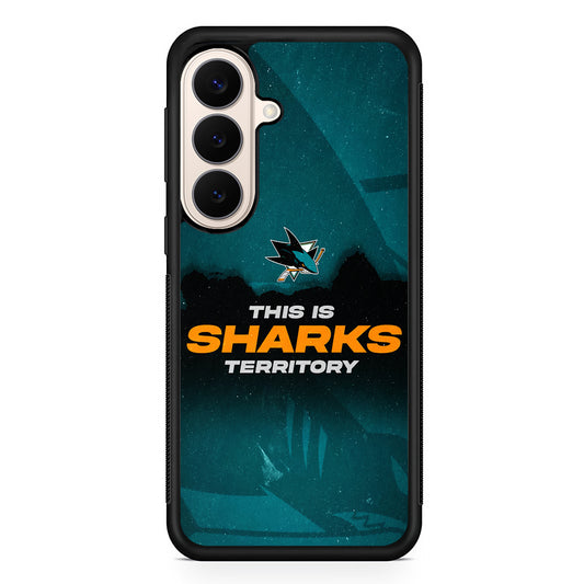 NHL San Jose Sharks Territory Samsung Galaxy S26 Case | Durable Protective Rubber Cover