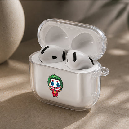 Joker Cute Chibi Protective Apple Airpods 4 Clear Case - Durable Clear Protection
