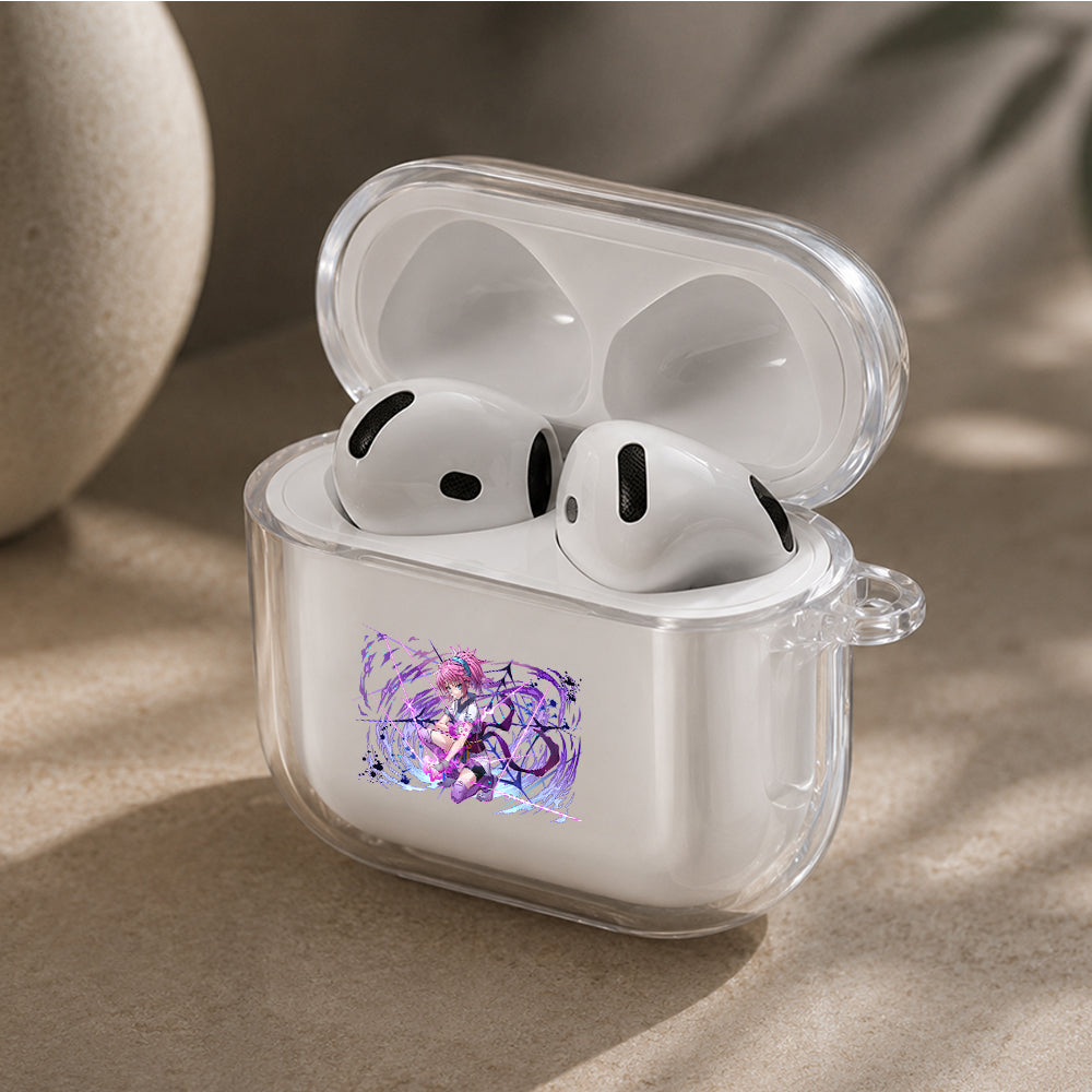Hunter x Hunter Machi Komacine Protective Apple Airpods 4 Clear Case - Durable Clear Protection