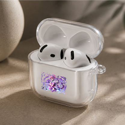 Hunter x Hunter Machi Komacine Protective Apple Airpods 4 Clear Case - Durable Clear Protection