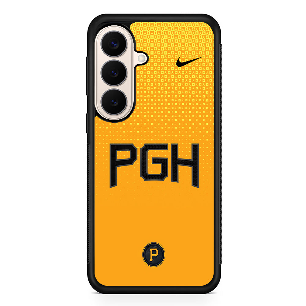 MLB Pittsburgh Pirates Yellow Nike Samsung Galaxy S26 Case – Slim Protective Phone Cover