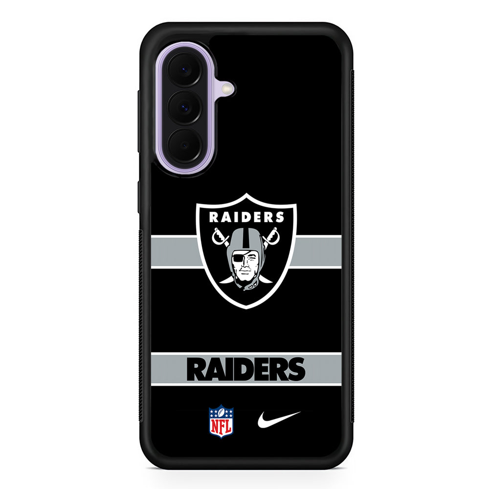 NFL Las Vegas Raiders Nike Samsung Galaxy A37 Case | Samsung Galaxy A37 Rubber Protective Case