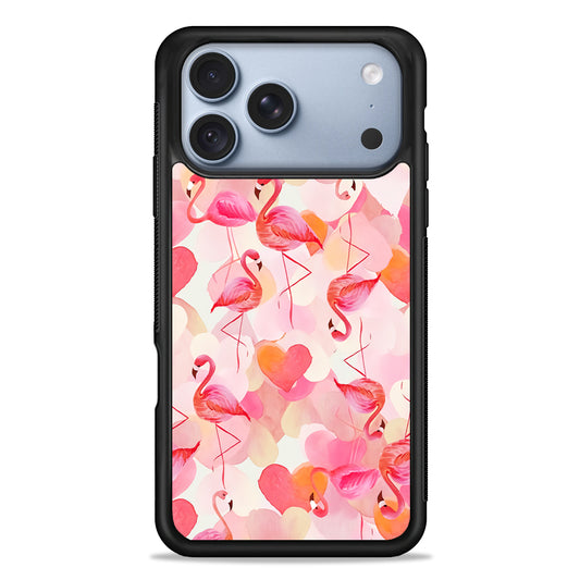 Beautiful Flamingo Art iPhone 18 Pro Case - iPhone 18 Pro Silicone Case