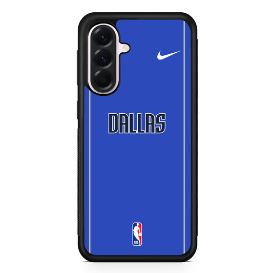 NBA Dallas Mavericks Blue Nike Samsung Galaxy A56 Case | Samsung Galaxy A56 Protective Rubber Case