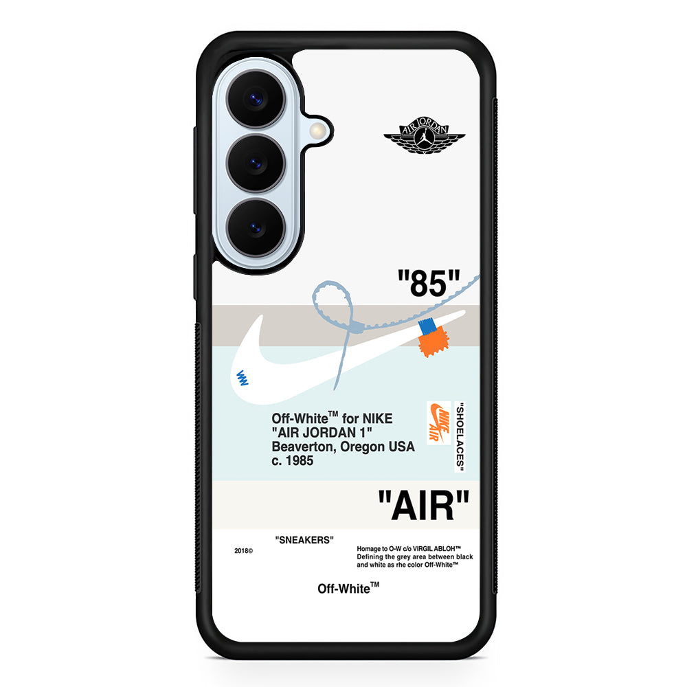 Nike X Air Jordan White Samsung Galaxy S26 Plus Case | Lightweight Protective Phone Cover