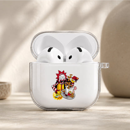 Rick McDonald Mascot Protective Apple Airpods 4 Clear Case - Durable Clear Protection